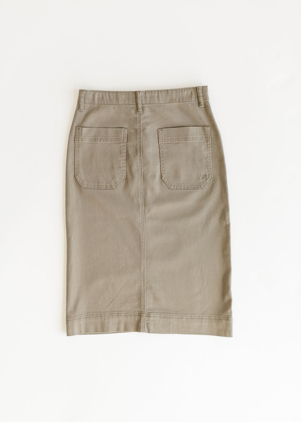 Erica Cotton Twill Midi Skirt - FINAL SALE